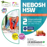 Enroll NEBOSH HSW Course in Bangalore